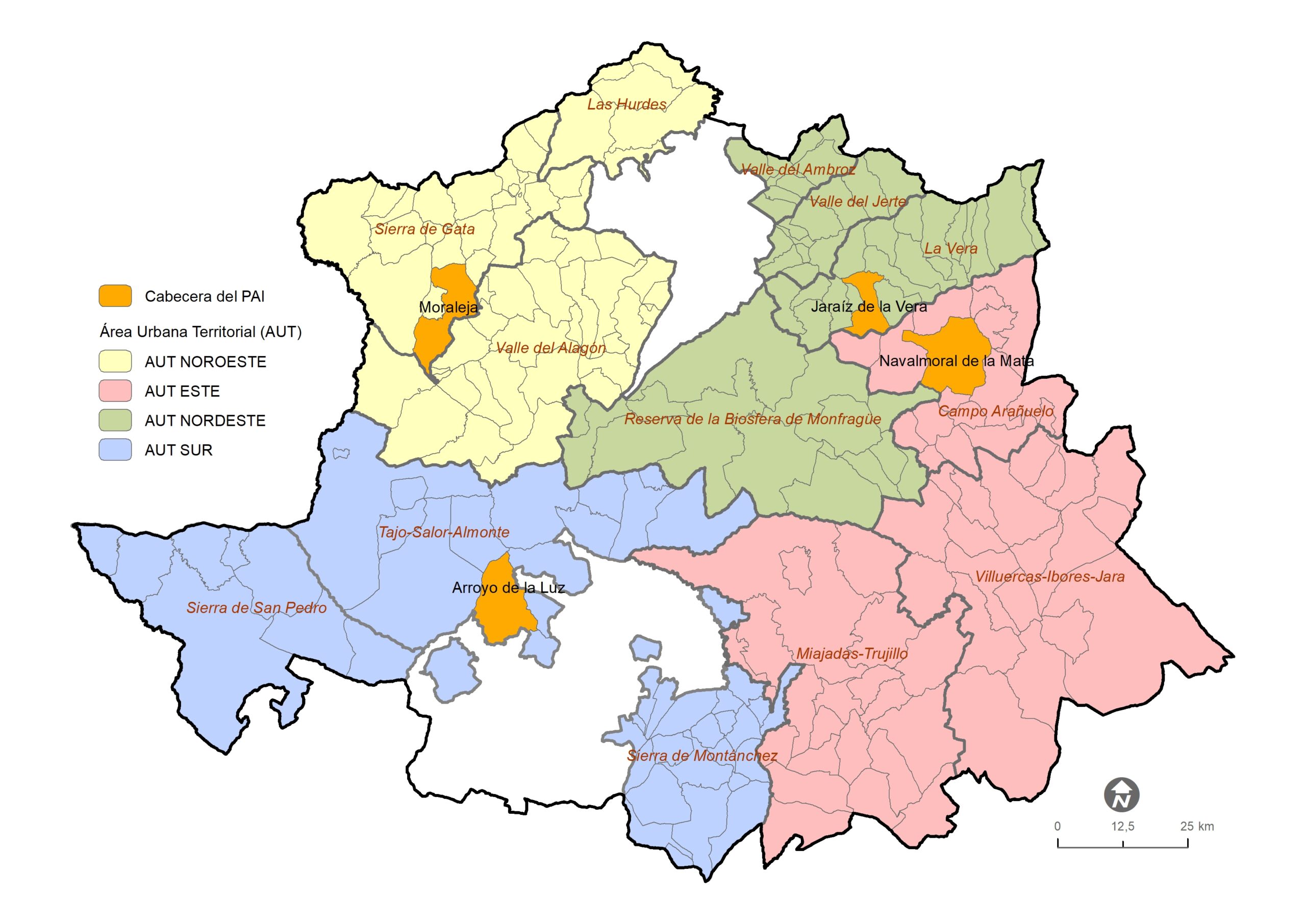 Mapa de PAIs